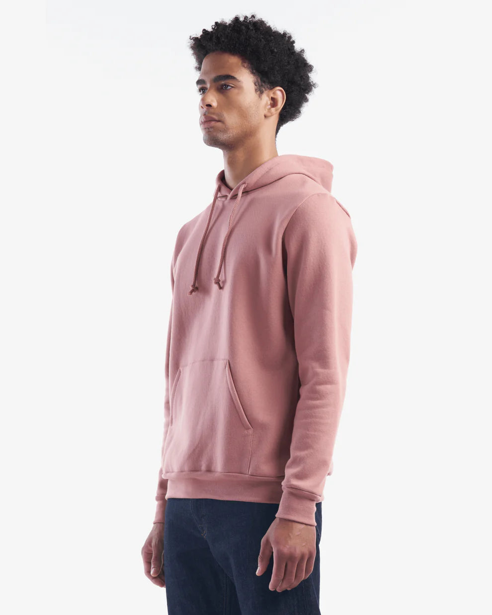 🍁Molleton à capuchon  ROSE POUDRÉ