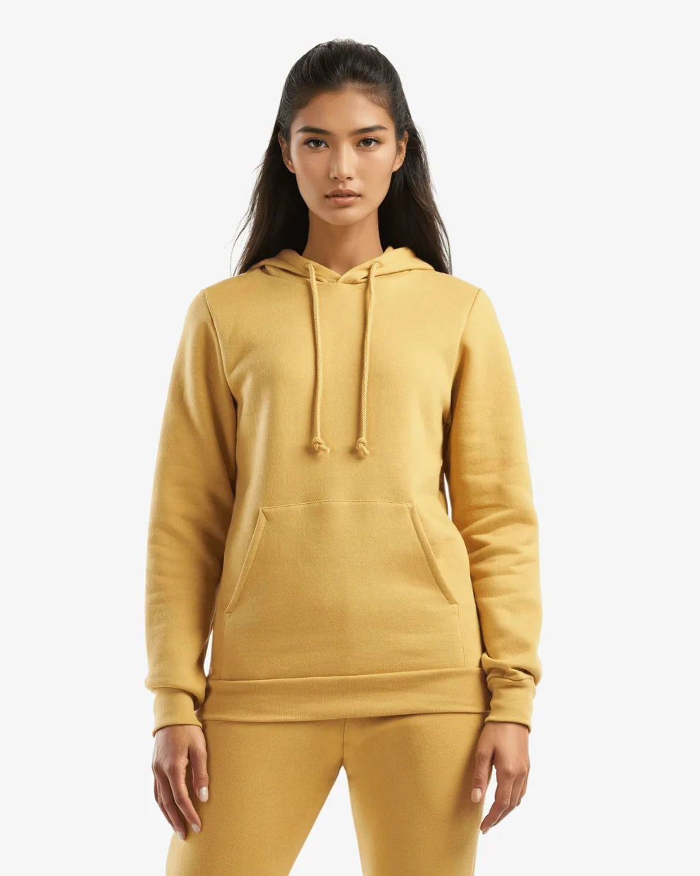 🍁Molleton à capuchon MOUTARDE