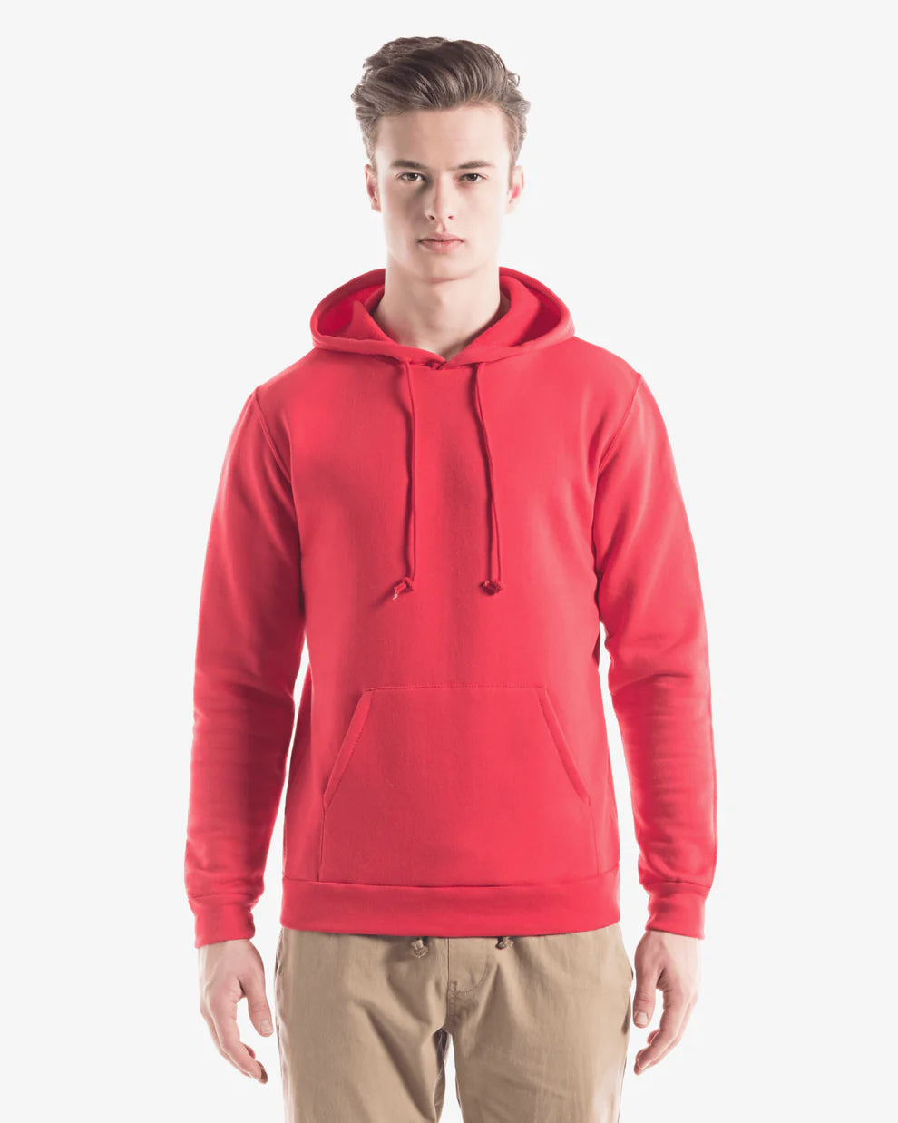 🍁Molleton à capuchon ROUGE