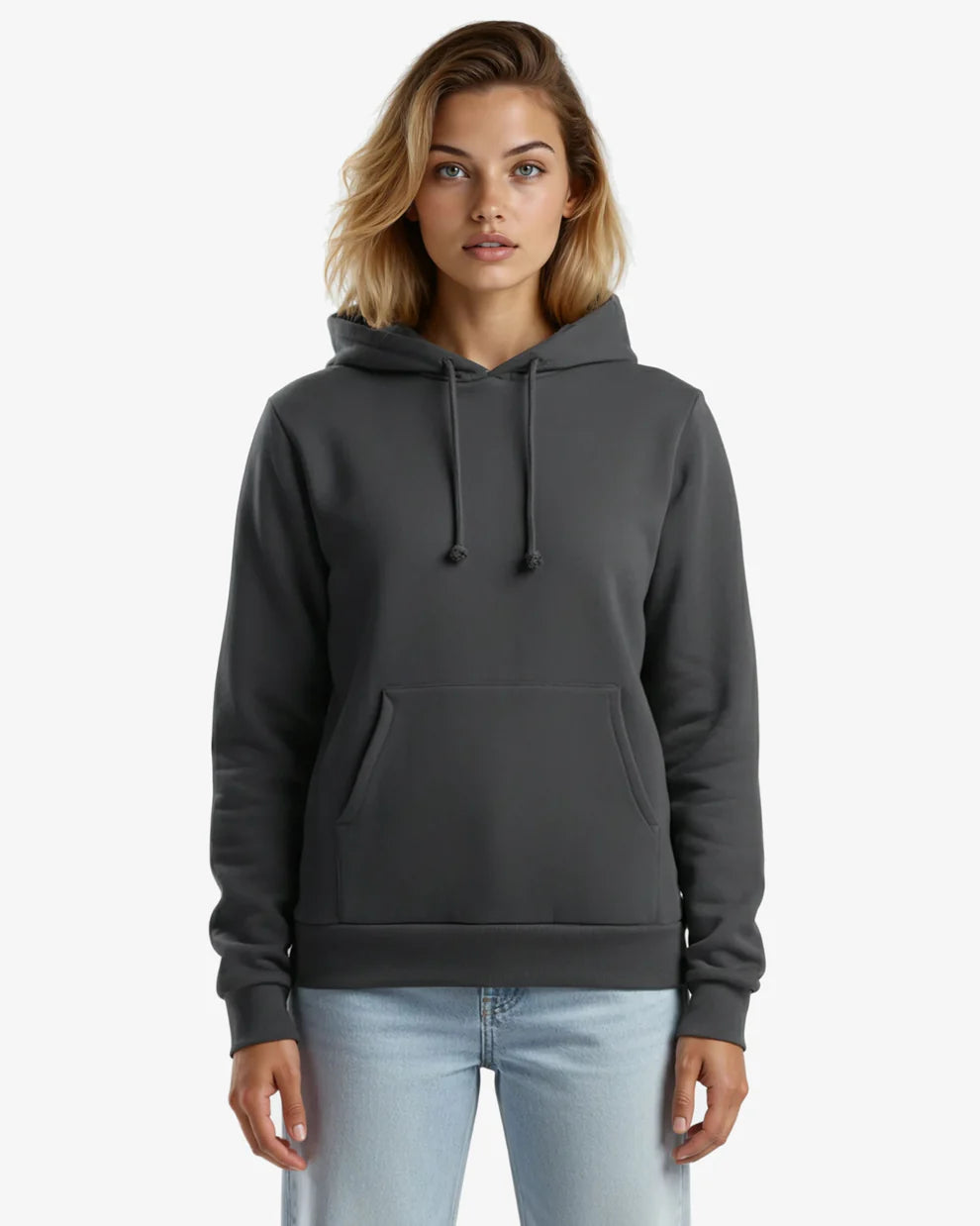 🍁Molleton à capuchon CHARBON