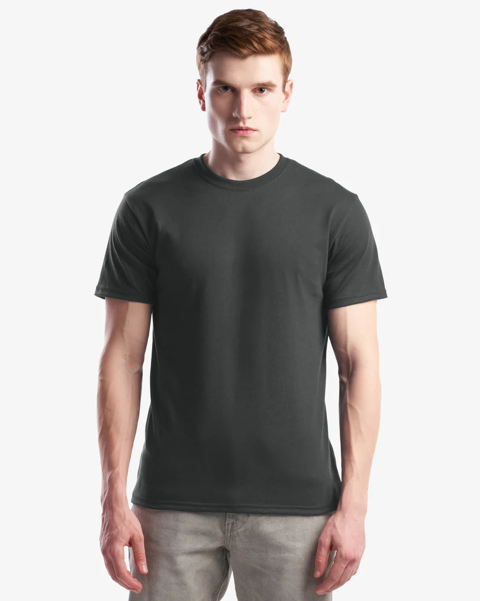 🍁T-shirt en Jersey  CHARBON