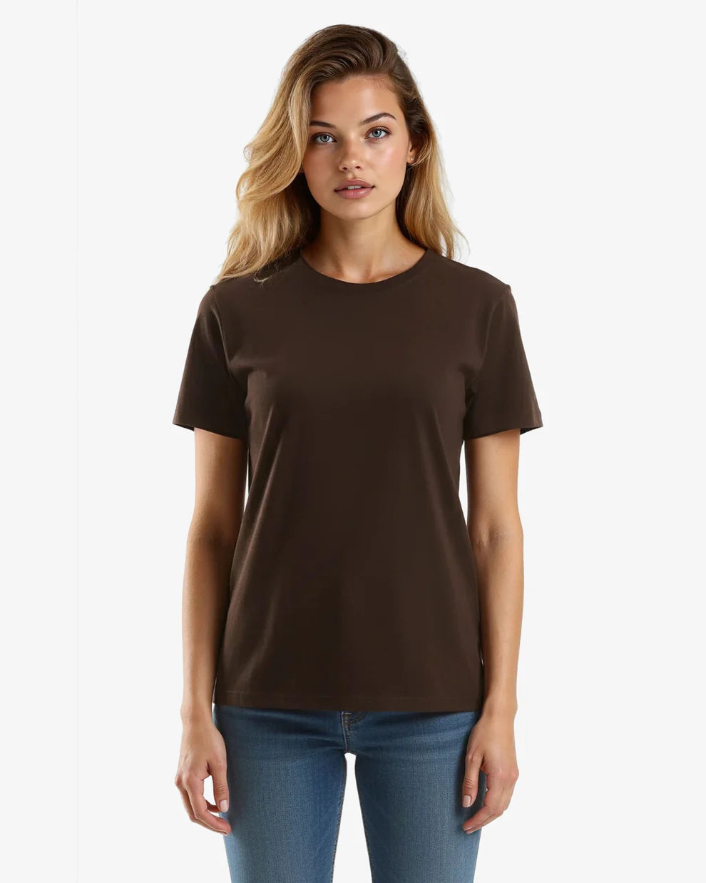 🍁T-shirt en Jersey CHOCOLAT