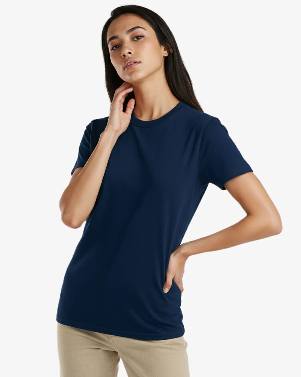 🍁T-shirt en Jersey  MARINE