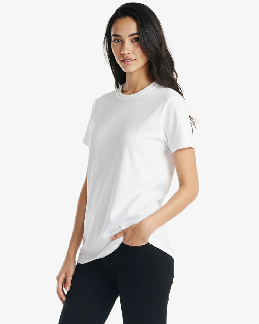 🍁T-shirt en Jersey BLANC