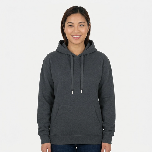 Molleton à capuchon CHARBON