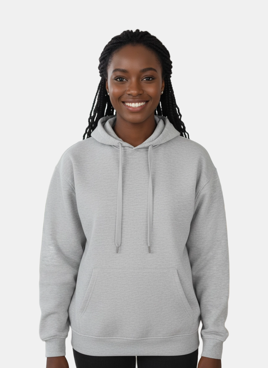 Molleton à capuchon GRIS SPORT