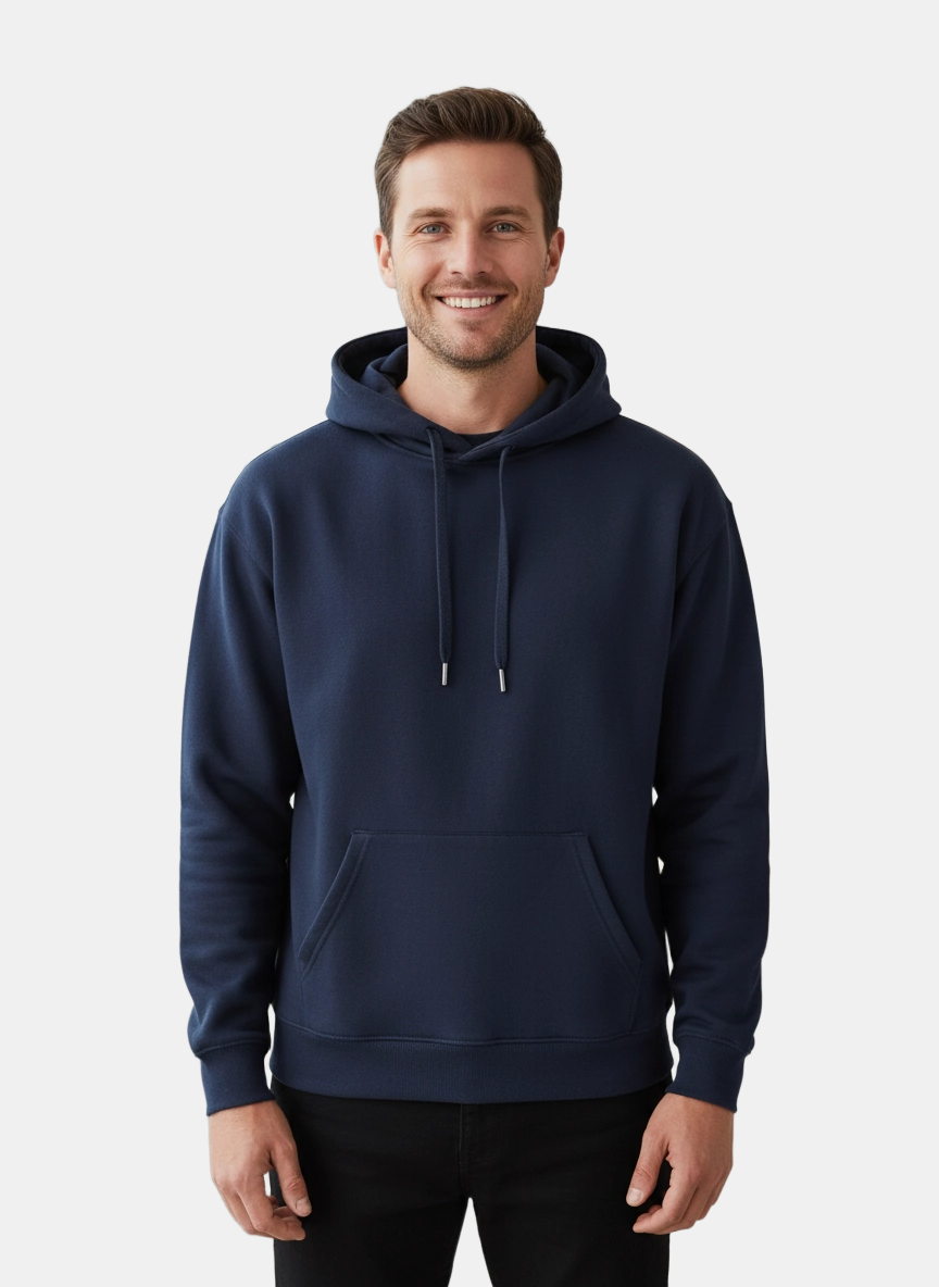Molleton à capuchon MARINE