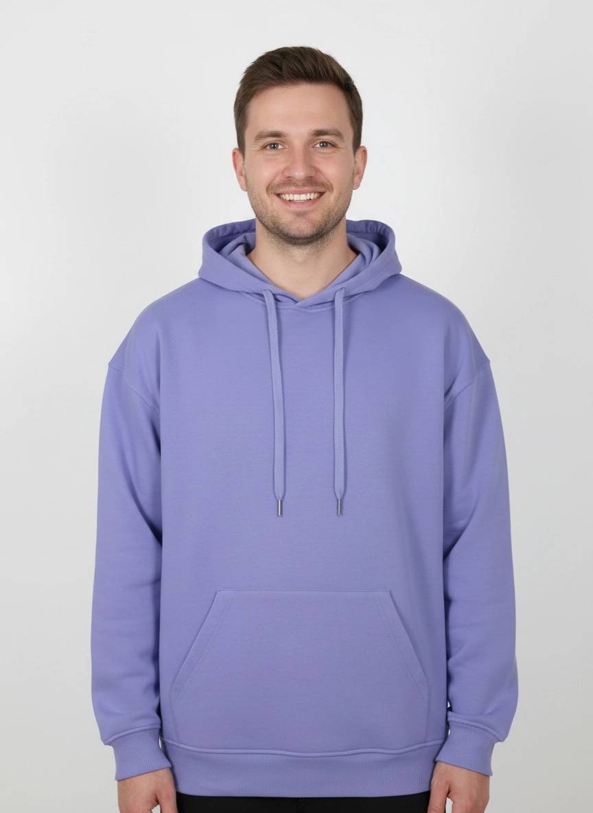 Molleton à capuchon VIOLET
