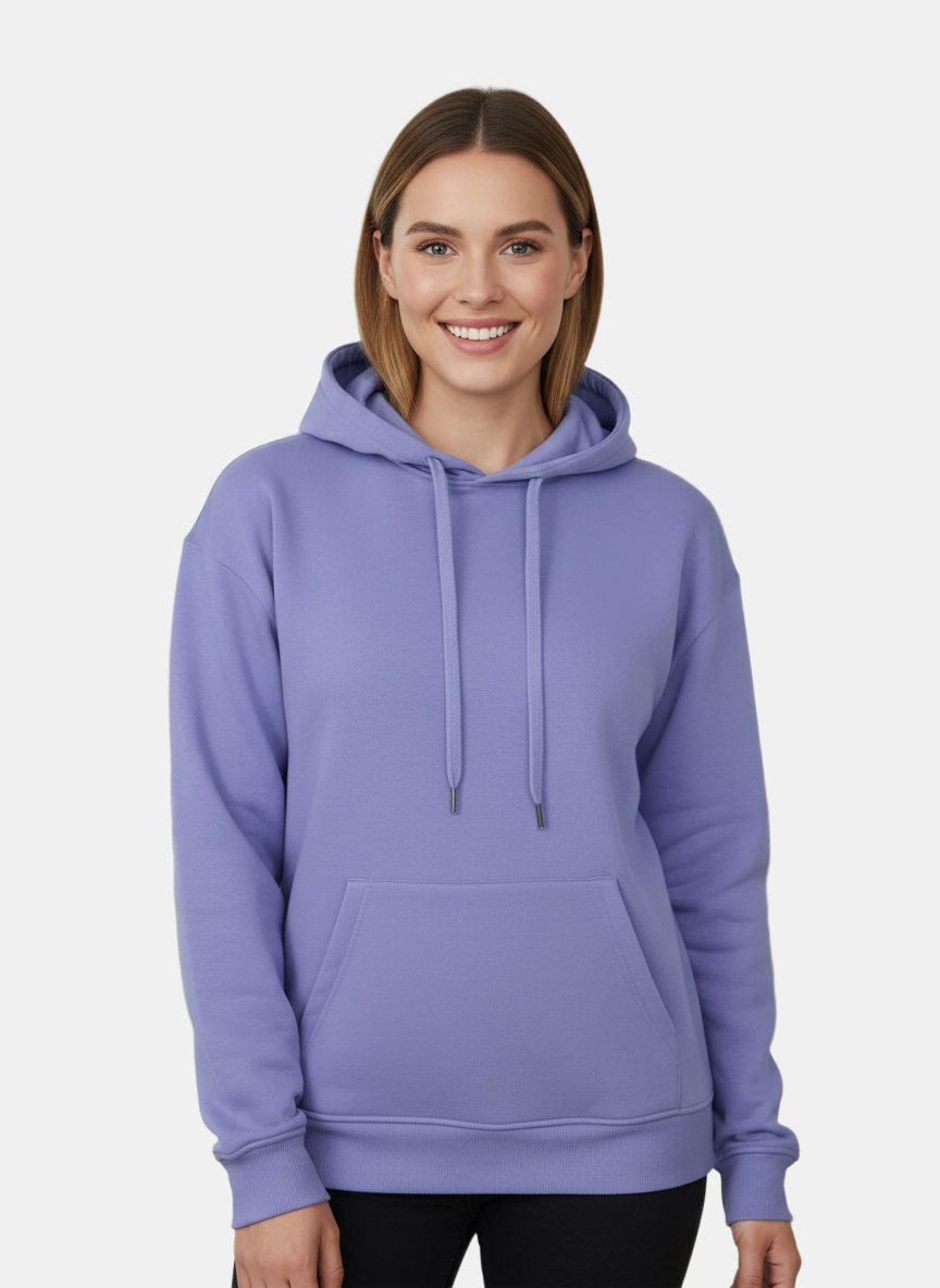 Molleton à capuchon VIOLET