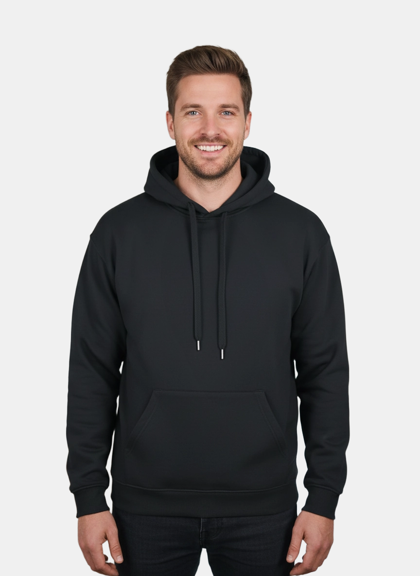 Molleton à Capuchon  NOIR