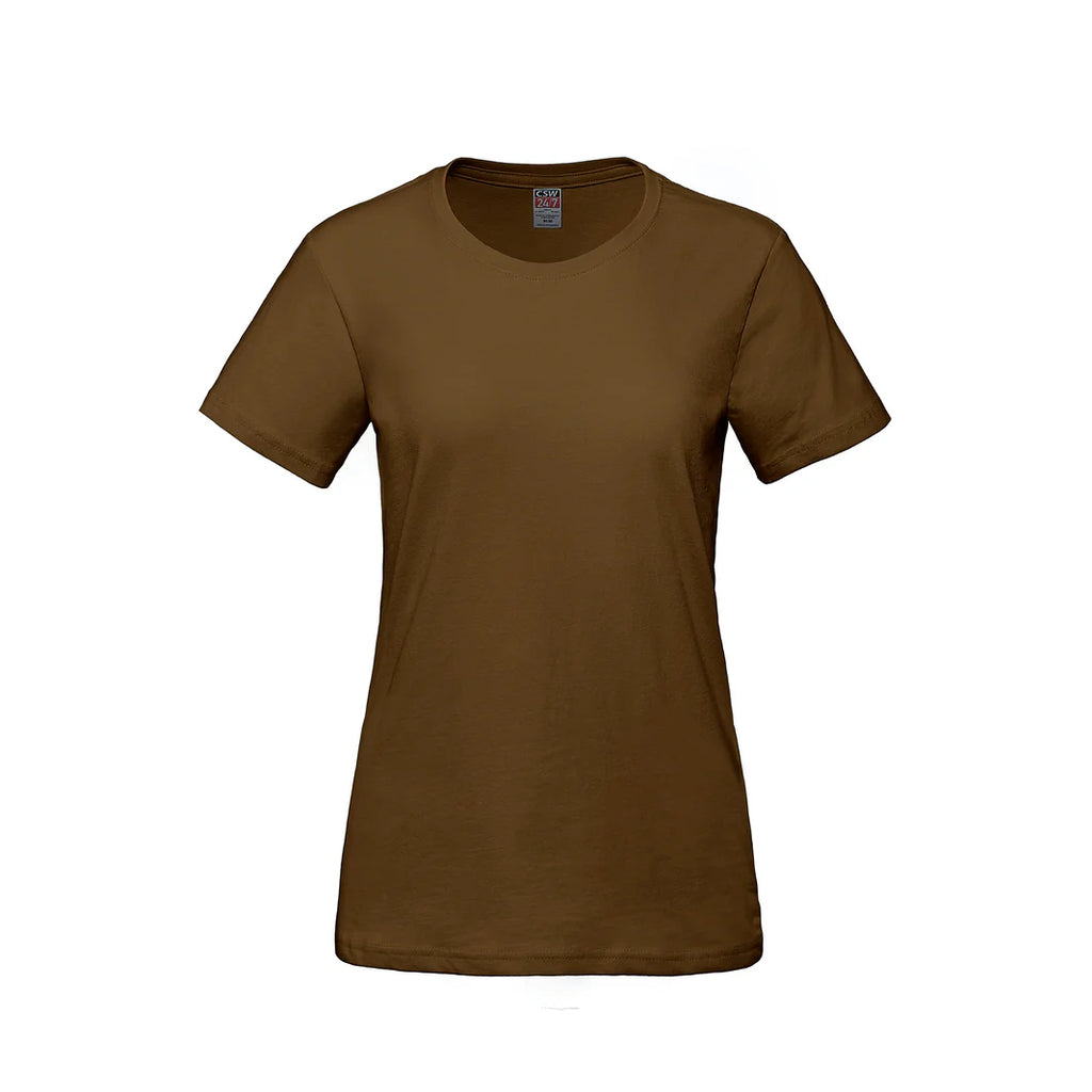 T-Shirt Col Rond 100% coton Femme