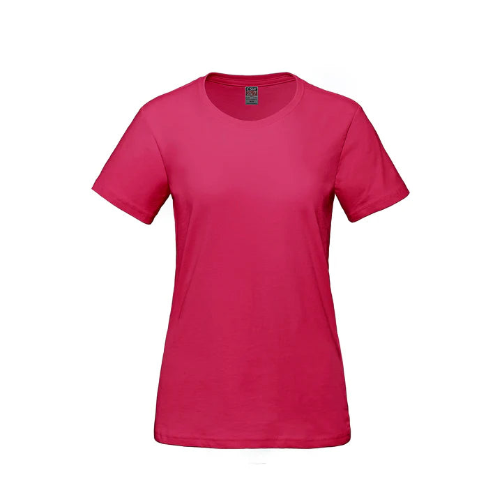 T-Shirt Col Rond 100% coton Femme