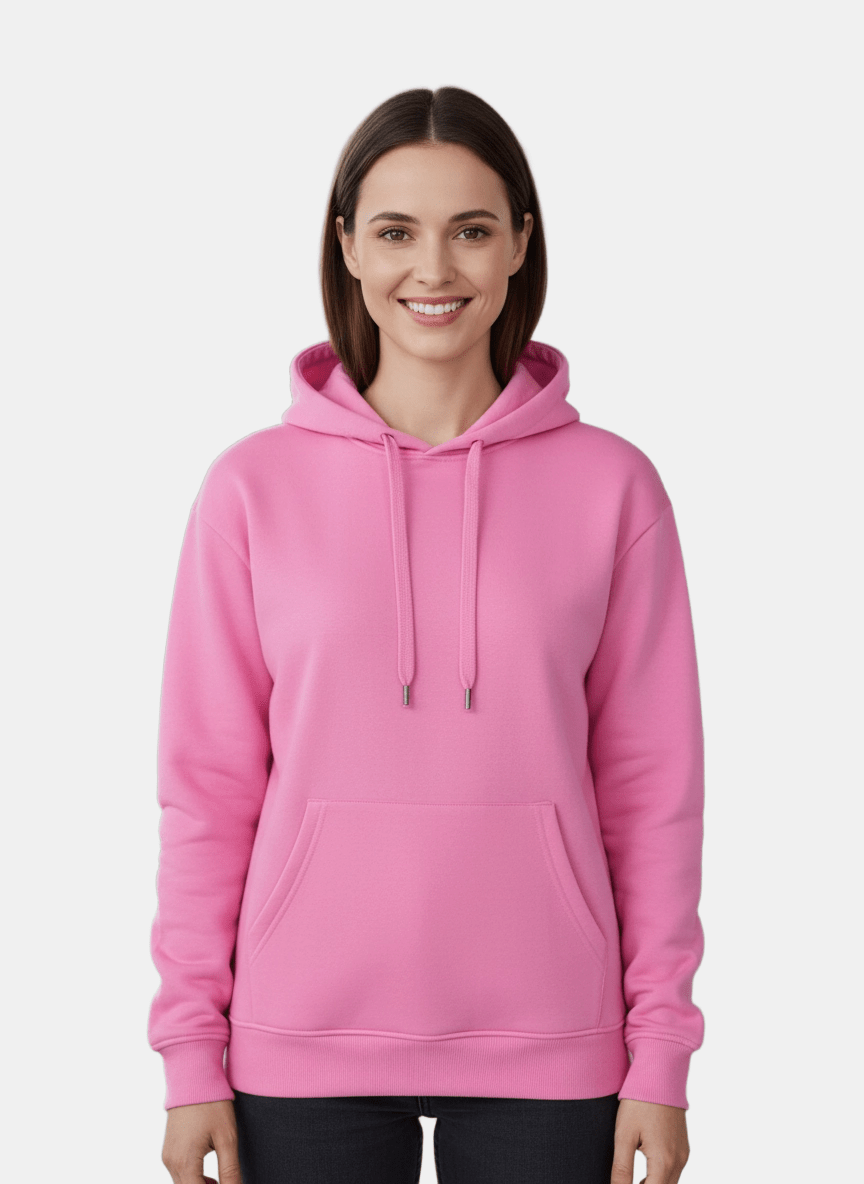 Molleton à capuchon ROSE PÂLE / Hooded sweatshirt LIGHT PINK - Logocité